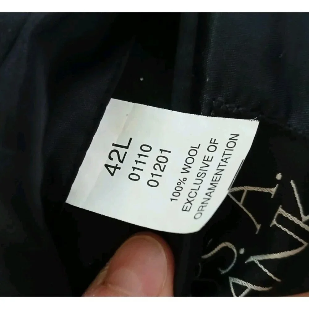 Jos. A. Bank 100% Wool Sport Coat Blazer Size 42L Gray Academia Work